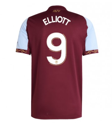 Aston Villa Harvey Elliott #9 Hjemmebanetrøje 2025-26 Kortærmet